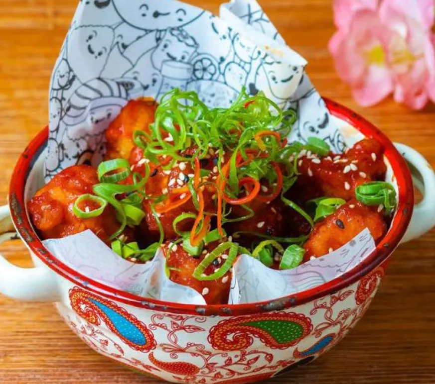 Signature Pan-Asian dish at Mr. Miyagi's Dubai