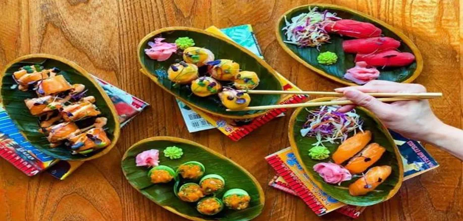Fresh sushi and maki at Mr. Miyagi's Dubai